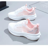 2025 verano nuevos modelos de verano de malla transpirable ligera zapatillas para correr zapatillas blancas absorbentes de impactos zapatillas deportivas mujer - details 5