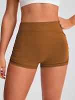 Pantalones cortos de entrenamiento para mujer, pantalones cortos sin costuras para gimnasio, Yoga, correr, deporte, ejercicio activo, pantalones cortos de Fitness - details 7