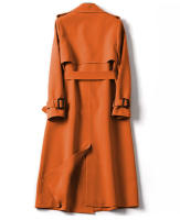 Gabardina de estilo británico para mujer, abrigo de rodilla para primavera y otoño, 2024 - details 17