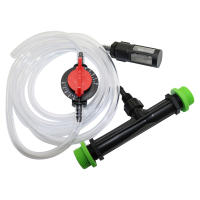 Venturi-kit de inyector de fertilizante para agricultura, inyector de ozono con rosca de 1/2 a 3/4 pulgadas, accesorio de riego para invernadero, 1 Juego - details 0
