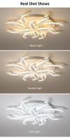 Luz de Techo Moderna Simple Koi 100CM Luz de Estudio LED Art para Dormitorio Restaurante - details 7