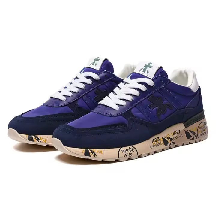 Zapatillas deportivas de gamuza para hombre, estilo americano oscuro informal. - 1