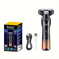Afeitadora eléctrica con interfaz USB para hombre, lavada con agua portátil maquinilla de afeitar, tendencia recomendada, 7939 - details 4