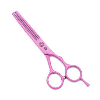Tijeras profesionales de acero inoxidable para peluquería, juego de corte de pelo de 5,5 pulgadas, color rosa, Z1013 - details 1