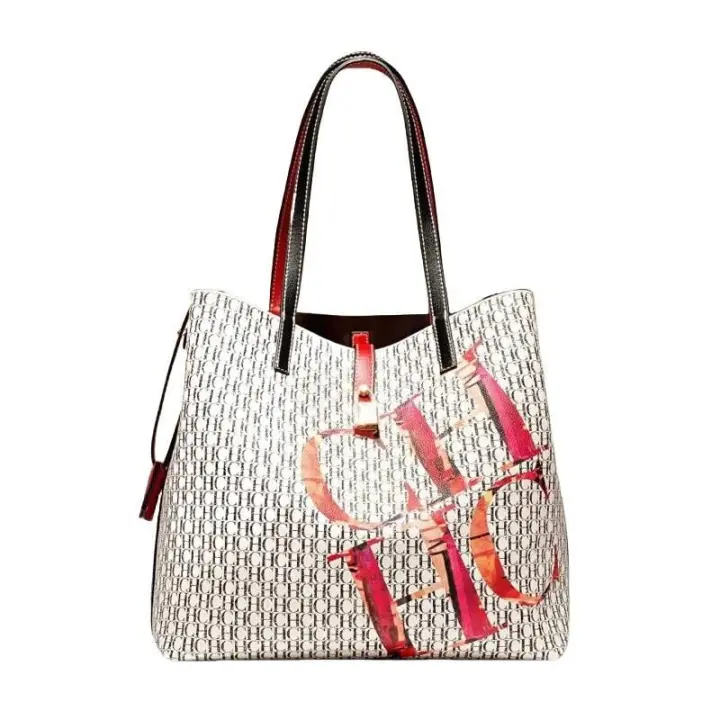 CH Crossbody Classic Temperament Style Calidad Impresión de letras Bolso de hombro para mujer Tote de gran capacidad Mochila de lujo de alta gama - 1