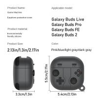 Funda de silicona suave anticaída para auriculares, carcasa creativa con hebilla para Samsung Galaxy Buds Live/Buds 2/Buds Pro/Buds 2 Pro/Buds FE - details 6