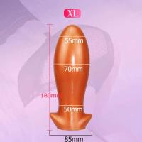 Leten enorme trasero gran penetración Anal Plug masajeador de próstata consoladores suaves suministros para adultos juguetes sexuales para mujeres hombres Gay - details 11