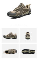 Zapatos de senderismo transpirables para hombre, zapatillas deportivas antideslizantes para escalada de montaña, calzado de entrenamiento al aire libre - details 12