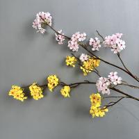 100 cm ramas de flor de pera artificiales flexibles elegantes ramas artificiales de invierno dulce flor de pera de seda hecha a mano de plástico - details 11