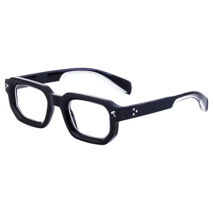 Gafas de sol y caja de moda Gafas de sol Personalidad de los hombres Gafas de sol simples Gafas de sol de los hombres - 1