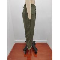 Pantalones largos de pana de cintura alta, casuales, de color sólido, holgados y rectos para mujer, otoño. - details 7