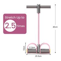 Bandas de resistencia, extractor de Pedal de Yoga de 4 tubos, banda de resistencia, cuerda elástica para tirar, equipo de Fitness para entrenamiento de brazos, cintura y Abdomen - details 2
