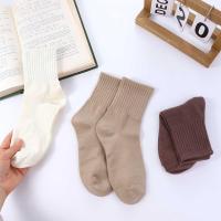 Calcetines informales con personalidad Harajuku para mujer, medias a rayas de estilo universitario para otoño e invierno, calcetines de tubo, medias de algodón - details 8