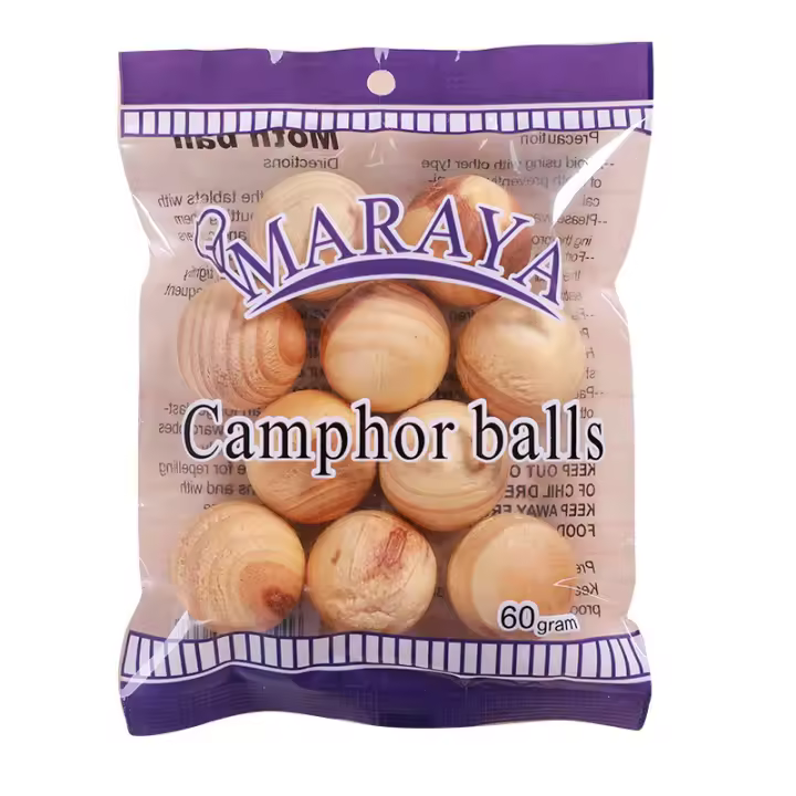 Bolas de madera de alcanfor Natural, bolas de moho, repelente de insectos para armario, a prueba de moho - 1