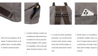 Mochila Vintage de Gran Capacidad para Mujer, Bolsa de Lona Antirrobo, Mochila Informal para Trabajo, Viajes Diarios - details 3
