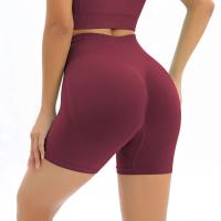 Pantalones cortos deportivos de cintura alta para mujer, sitio web de gimnasio, ciclismo, correr, fiesta, ropa de yoga - details 11