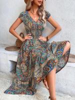 Vestido largo de estilo bohemio, ropa de mujer, vestido con vuelo grande transfronterizo - details 3