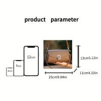 Elegante Bolso Cruzado para Mujer Negro con Herrajes Dorados Multifuncional para Uso Diario - details 4