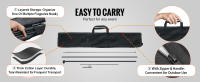Kit de mástil de bandera de plumas SucceBuy - 2 paquetes, mástil de bandera Swooper de 12,7 pies. Ideal para publicidad empresarial al aire libre. Viene con estacas para el suelo y una bolsa de transporte. (Bandera no incluida) - details 4