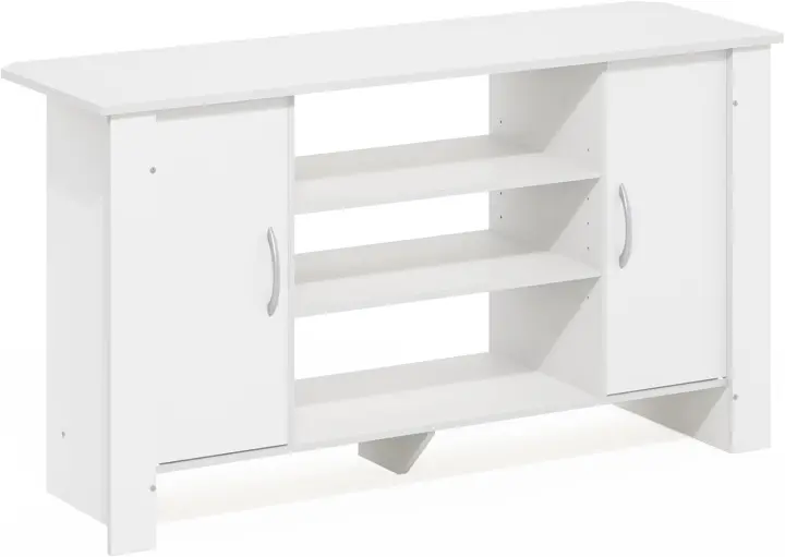 Mueble para TV y Centro de Entretenimiento, Blanco - 1