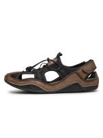 Sandalias de hombre de verano, nuevos zapatos de playa, sandalias de hombre antideslizantes, cosidas a mano, zapatos de hombre. - details 3