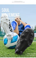 Zapatos de entrenamiento de césped cómodos y transpirables para hombres y mujeres, zapatos de fútbol para interiores y exteriores - details 14