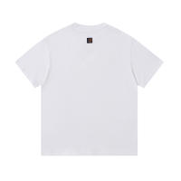 Nueva colección de verano con logotipo impreso frontal, camiseta deportiva de algodón puro con cuello redondo para hombre, camisa informal de estilo básico para pareja - details 12
