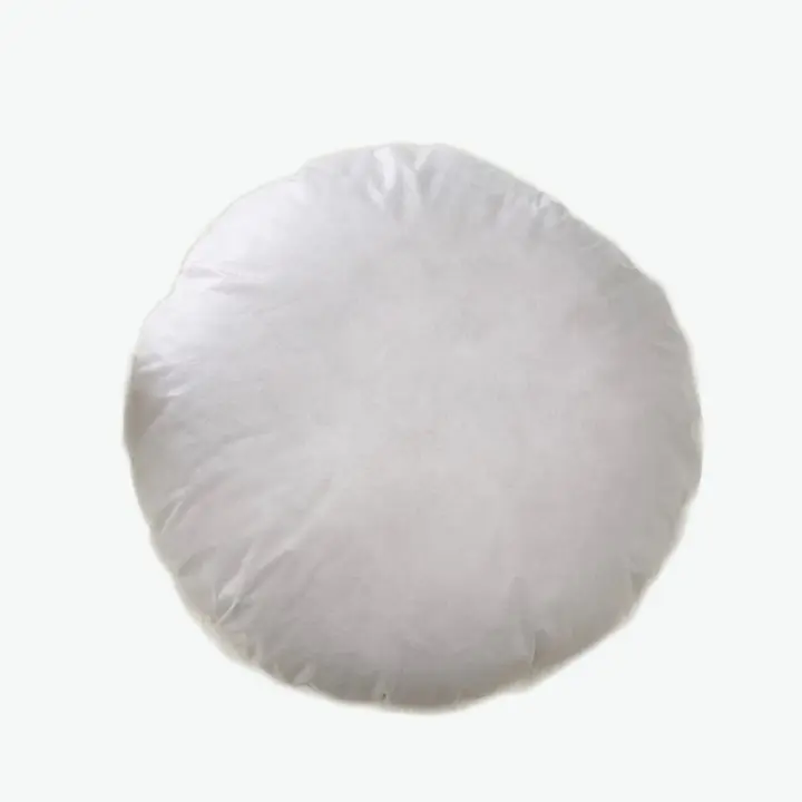 Núcleo de almohada redondo de algodón de varios tamaños, cojín redondo blanco, núcleo de inserción, cojín Interior más grueso, núcleo Interior para el hogar - 1