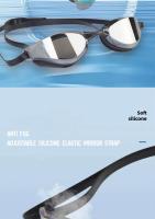 ARENA gafas de niebla de carreras para adultos con protección UV profesional, gafas de natación HD impermeables - details 5