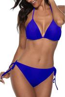 Traje de baño de vacaciones casual de bikini de tres puntos dividido para mujer profesional - details 0