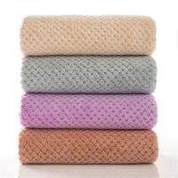 Toalla de Pelo de Secado Rápido Paquete de 5 Toalla Deportiva Súper Absorbente de Terciopelo de Coral Toalla de Cara de Pina - details 0