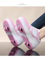 Zapatos de Patinaje de Cuatro Ruedas para Niños y Niñas Deportes Casuales al Aire Libre Tobogán y Acolchado Estudiantes Escolares - details 13