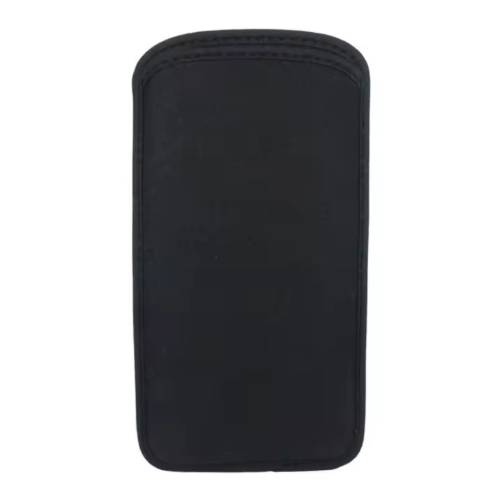 Bolsa de neopreno negra para teléfono, funda protectora para teléfono, a prueba de polvo, prevención de caídas, bolsa Universal para teléfono - 1