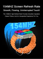 Ultra9 max reloj inteligente con Bluetooth, dispositivo con control del ritmo cardíaco, llamadas, asistente de voz, Modo deportivo, brújula, función NFC, AMOLED - details 4