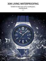 Reloj Deportivo de Cuarzo CURREN 8467 Resistente al Agua, Luminoso, Calendario, Correa de Silicona - details 3