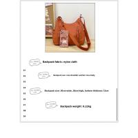 Bolsos Cruzados de Nylon Hobos Bolsos Manuales de Alta Capacidad para Mujer con Cremallera - details 20