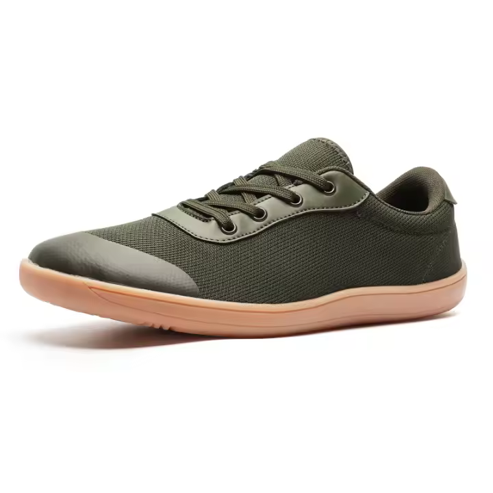 Zapatos descalzos anchos de marca para hombre, zapatillas antideslizantes Unisex para correr, zapatos minimalistas para caminar, zapatillas informales transpirables - 1