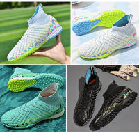 Botas de fútbol para hombre, botines de fútbol TF/FG, zapatos de entrenamiento resistentes al desgaste para niños, zapatillas antideslizantes para exteriores, talla 34-45 - details 5