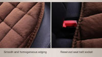Funda de asiento de coche, cojín cálido de invierno, antideslizante, Universal, almohadilla transpirable para vehículo, Protector de asiento de coche - details 30