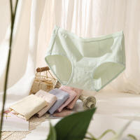 7Pcs/Set Cotton Panties Women Breathable Underwear Cute Girls Briefs Solid Panty Sexy Soft Underpants Female Seamless Lingerie - details 4