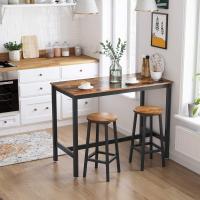 Juego de 2, Sillas de Bar, Sillas de Cocina con Estructura de Metal, Fácil Montaje, para Cocina, - details 5