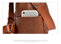 Mochila Retro de cuero suave para mujer, mochila multifuncional de gran capacidad, bolso de viaje de ocio, tendencia popular - details 20