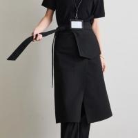 Delantal impermeable duradero y moderno, delantal ajustable de algodón dividido, delantal de cocina transpirable antiincrustante para el hogar - details 10