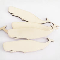 Bastón de madera con forma de ballena para decoración del hogar, artesanía moderna, adorno de pared para tienda de mercado y escuela, 30 piezas - details 0