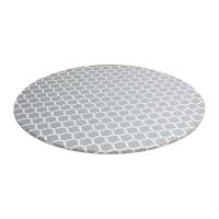 Mantel redondo con borde elástico, impermeable, a prueba de aceite, PVC, cubierta de mesa limpia para interiores y exteriores - details 0