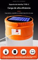 Linterna luz solar Portátil jardin exterior multifunción camping carpa regalo Luz de emergencia led - details 5