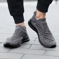 Zapatos informales transpirables para hombre, zapatos ligeros para caminar al aire libre, zapatillas antideslizantes para hombre, zapatos planos vulcanizados sin cordones 2023 - details 9