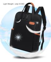 Mochila Viaje Cabina Avion,Mochila De trabajo simple para mujer, bolso de mano para ordenador portátil con cinturón de equipaje - details 12