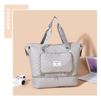 Bolsa deportiva para fitness Separación en seco y húmedo para mujer Ligero de gran capacidad Portátil Bolsa de viaje de corto recorrido Bolsa de equipaje independiente para jaula de zapatos - details 21
