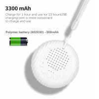 Máquina de Sueño Portátil para Bebés con Timbre de Silencio Blanco Recargable por USB con 10 Voces Dormido Medidor de Temperatura - details 8